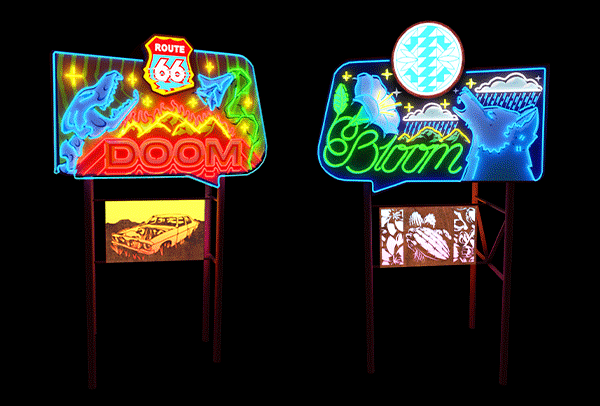 Signs Nighttime