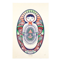 Mother Risograph Print